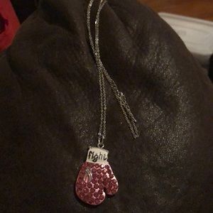 Fight for cancer necklace by Traci Lynn